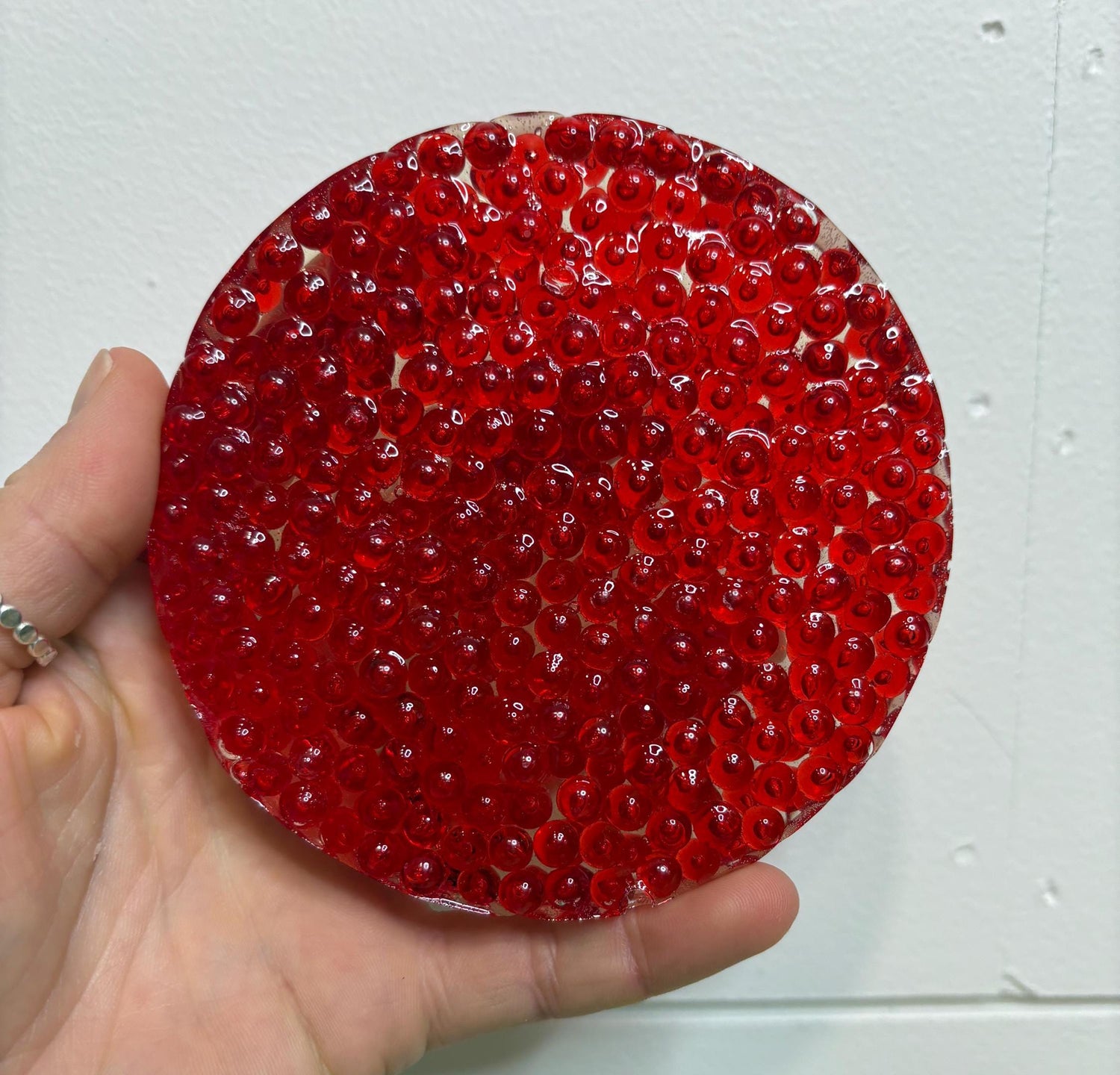 Reuseable Picky Pad w/ OVER 300 BEADS, biodegradable, great for stress relief, fidget toy, focus tool, picking, stress relief, fine motor skills, squishy gel base