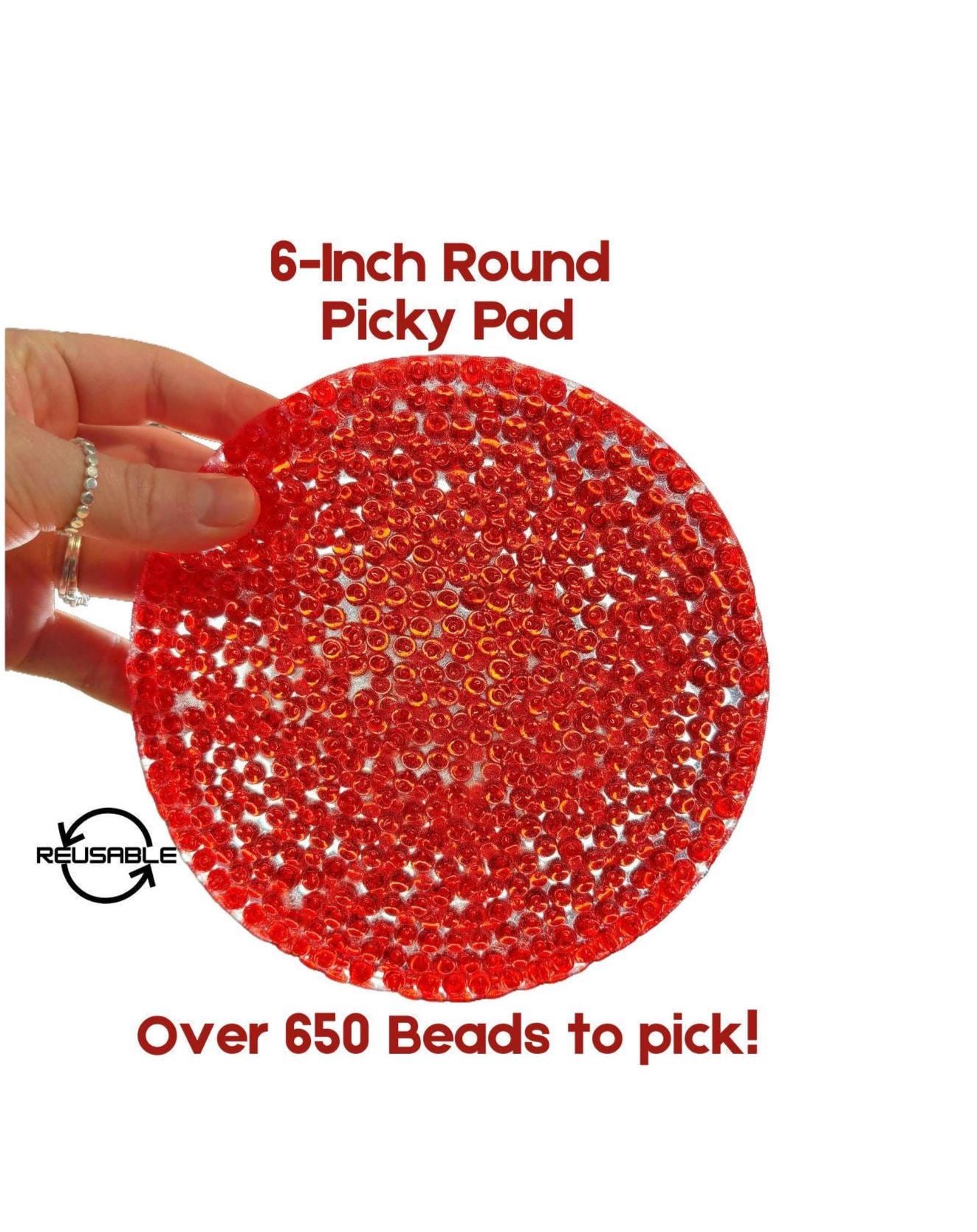 Reuseable Picky Pad 2.25X! BIG DADDY PATTY, biodegradable, great for stress relief, fidget toy, picking, anxiety relief, fine motor skills!