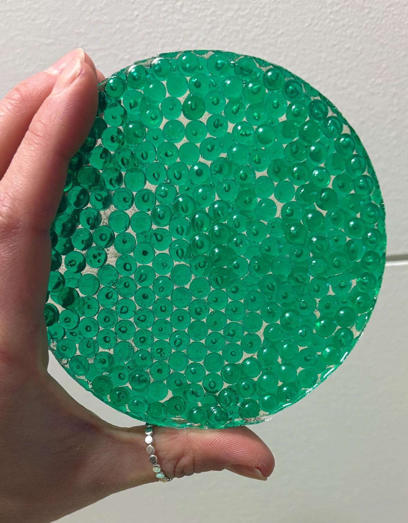 Reuseable Picky Pad w/ OVER 300 BEADS, biodegradable, great for stress relief, fidget toy, focus tool, picking, stress relief, fine motor skills, squishy gel base