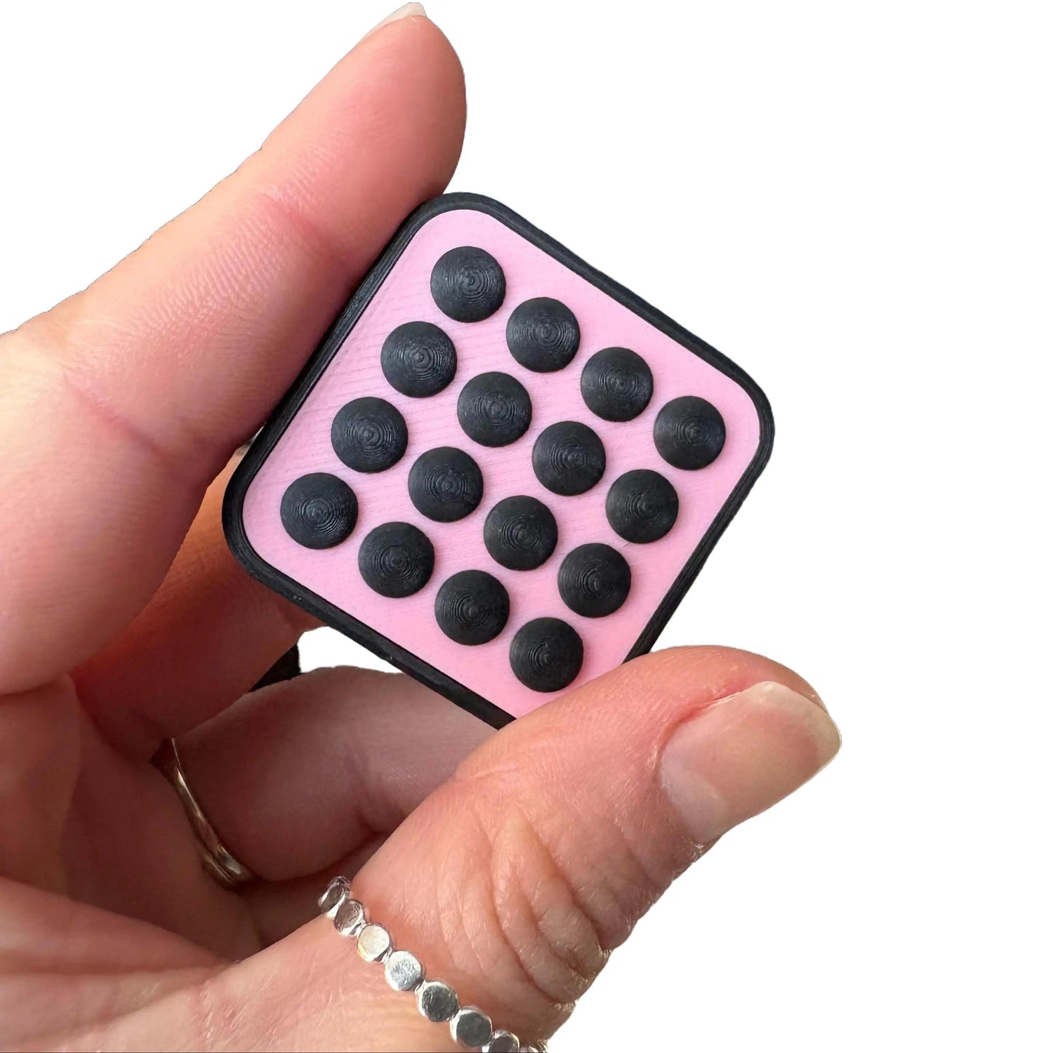 KLYX Fidget Square Slider Bumpy Edition, Texture, Focus Tool & Sensory Aid for Grounding and Tactile Satisfaction, Stress Relief, Satisfying Click (Copy)