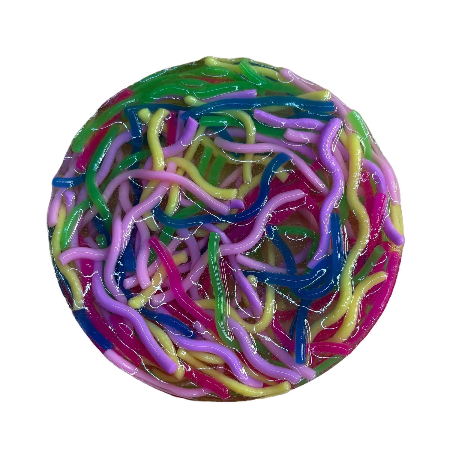 Reuseable Picky Pad Neon Noodle Pick w/ squishy noodle, biodegradable, stress relief, fidget toy, picking, focus tool, fine motor skills