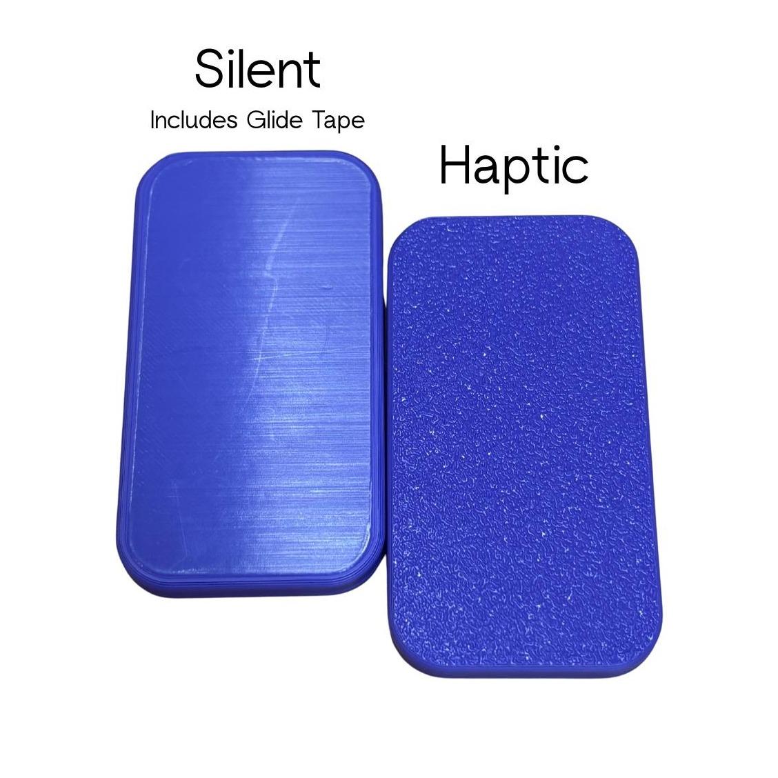 KLYX Fidget Slider Customizable Duotone Collection, Texture, Focus Tool & Sensory Aid for Grounding and Tactile Feedback, Stress Relief, Satisfying Click