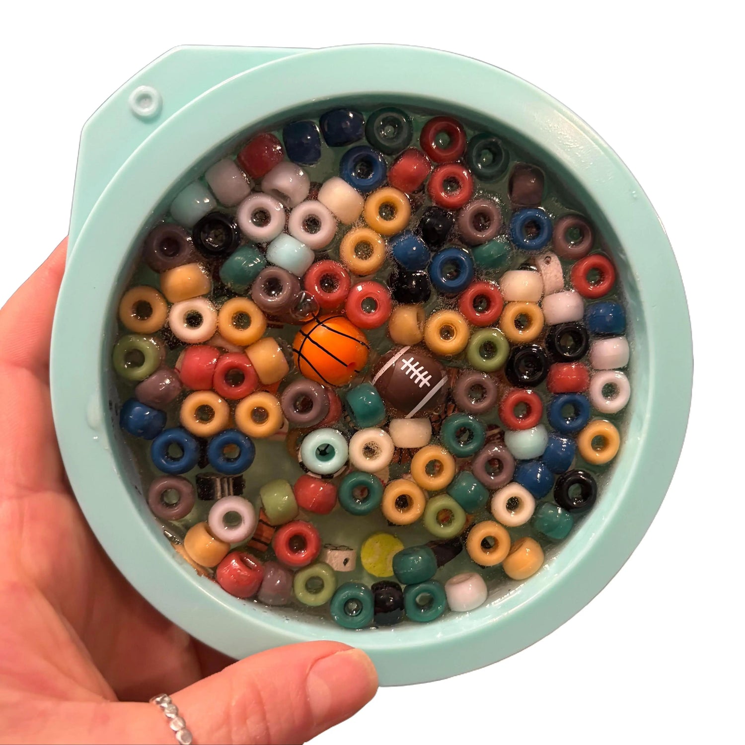 Reuseable Picky Pad Sports Galore, remelt 30+ times, biodegradable, stress relief, fidget toy, picking, focus tool, sensory experience, great for fine motor skills!